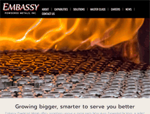 Tablet Screenshot of embassymetals.com